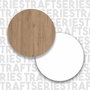 Hanah Home Kor1-Sw Estantería Natural y Blanco